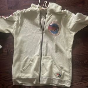 Neon yellow AV zip up